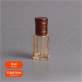 Флакон-роллер 6мл, стеклянный со стеклянным роликом (кратно 5) M120-6:AO