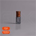 Флакон-роллер 2.5мл, стеклянный со стеклянным роликом (кратно 5) M120-2.5:AO