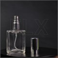 Атомайзер, серебристая крышка и помпа, на защелке, 30мл 0_B013-30 SILVER