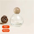Новинка Атомайзер-защелка круглый, светлая крышка, 90мл 0_B163-90 LIGHT