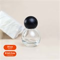 Новинка Атомайзер-защелка круглый, черная крышка, 30мл 0_B163-30 BLACK