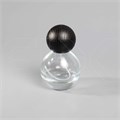 Новинка Атомайзер-защелка круглый, черная крышка, 30мл 0_B163-30 BLACK