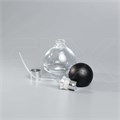 Новинка Атомайзер-защелка круглый, черная крышка, 30мл 0_B163-30 BLACK