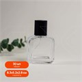 Новинка Атомайзер-защелка, черная крышка, 30мл 0_B166-30