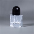 Атомайзер, 30мл, квадрат, черная крышка-купол 0_S223-30 BLACK