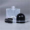 Атомайзер, 30мл, квадрат, черная крышка-купол 0_S223-30 BLACK