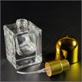 Атомайзер, 30мл, квадрат, золотая крышка-купол 0_S223-30 GOLD