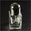 Атомайзер, 30мл, квадрат, серебристая крышка-купол 0_S223-30 SILVER