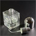 Атомайзер, 30мл, квадрат, серебристая крышка-купол 0_S223-30 SILVER