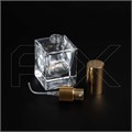 Атомайзер, 30мл, квадрат, золотая крышка/металл 0_S228-30 GOLD