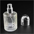 Атомайзер, 30мл, ребристый цилиндр, серебристая крышка-купол 0_S231-30 SILVER