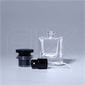 Атомайзер, 30мл, квадрат, черная крышка/пластик 0_S317-30 BLACK