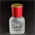 Атомайзер, 26мл, узорное стекло, красная крышка/пластик 0_S390-26 RED