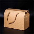 Подарочная коробка с ручками 20х11х15 см (кратно 12) K028-20x11x15:KB